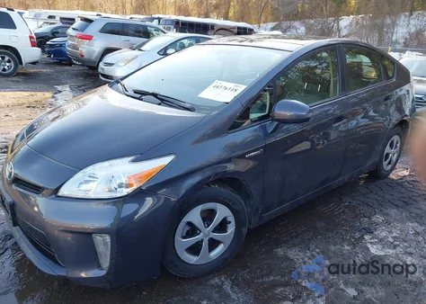 2013 Toyota Prius Four из США, поврежденный, VIN JTDKN3DU2D1625914